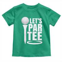 Funny Golfing Toddler T Shirt Let's Par Tee Fathers Day Golfer Gift Dad Grandpa