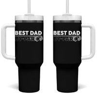 Golf Dad Tumbler With Handle Best Dad By Par Golfing Golfer Funny Fathers Day Gifts