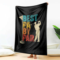 Golf Gifts for Dad Throw Blanket Retro Best Pa By Par Fathers Day - Wonder Print Shop