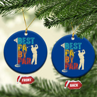 Golf Gifts for Dad Ceramic Ornament Retro Best Pa By Par Fathers Day - Wonder Print Shop