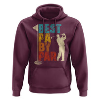 Golf Gifts for Dad Hoodie Retro Best Pa By Par Fathers Day - Wonder Print Shop