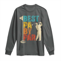 Golf Gifts for Dad Long Sleeve Shirt Retro Best Pa By Par Fathers Day - Wonder Print Shop