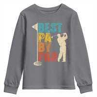 Golf Gifts for Dad Youth Sweatshirt Retro Best Pa By Par Fathers Day - Wonder Print Shop
