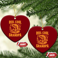 Funny Fishing Vintage Reel Cool Grandpa Ceramic Ornament - Wonder Print Shop