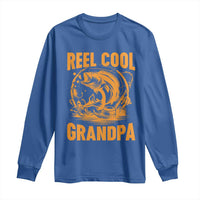 Funny Fishing Vintage Reel Cool Grandpa Long Sleeve Shirt