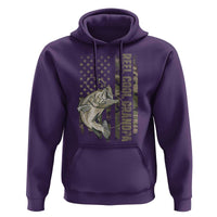 Funny Fishing Vintage Reel Cool Grandpa Hoodie Camo American Flag USA Bass Fish Fisherman