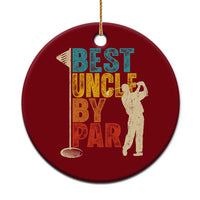 Golf Gifts for Uncle Ceramic Ornament Golf Fathers Day Golfer Uncle Gift - Wonder Print Shop