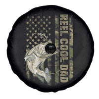 Funny Fishing Vintage Reel Cool Dad Spare Tire Cover Camo American Flag USA Bass Fish Fisherman