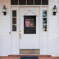 Meme Cat Garden Flag Born To Dilly Dally Forced To Lock In Funny Saying Cats - Wonder Print Shop