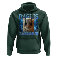 Rage Is Consuming Me Cat Meme Hoodie Funny Weird Humor Cat Face Bootleg - Wonder Print Shop