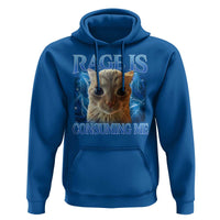Rage Is Consuming Me Cat Meme Hoodie Funny Weird Humor Cat Face Bootleg - Wonder Print Shop