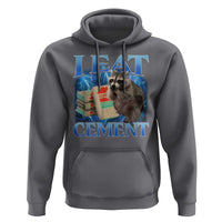 I Eat Cement Hoodie Cursed Raccoon Funny Oddly Dank Meme Gen Z - Wonder Print Shop