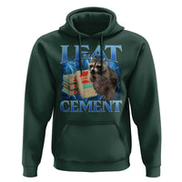 I Eat Cement Hoodie Cursed Raccoon Funny Oddly Dank Meme Gen Z - Wonder Print Shop