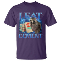 I Eat Cement T Shirt Cursed Raccoon Funny Oddly Dank Meme Gen Z - Wonder Print Shop