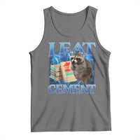 I Eat Cement Tank Top Cursed Raccoon Funny Oddly Dank Meme Gen Z - Wonder Print Shop