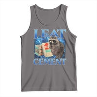 I Eat Cement Tank Top Cursed Raccoon Funny Oddly Dank Meme Gen Z - Wonder Print Shop