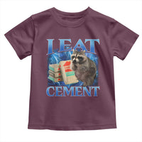 I Eat Cement Toddler T Shirt Cursed Raccoon Funny Oddly Dank Meme Gen Z - Wonder Print Shop