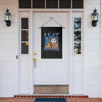 Possum Meme Garden Flag I Eat Drywall Opossum Funny Weird Cursed Internet Memes - Wonder Print Shop