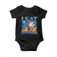 Possum Meme Baby Onesie I Eat Drywall Opossum Funny Weird Cursed Internet Memes - Wonder Print Shop