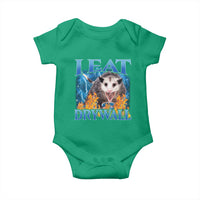 Possum Meme Baby Onesie I Eat Drywall Opossum Funny Weird Cursed Internet Memes - Wonder Print Shop