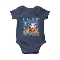 Possum Meme Baby Onesie I Eat Drywall Opossum Funny Weird Cursed Internet Memes - Wonder Print Shop