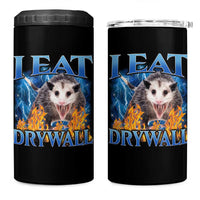 Possum Meme 4 in 1 Can Cooler Tumbler I Eat Drywall Opossum Funny Weird Cursed Internet Memes - Wonder Print Shop