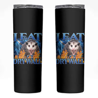 Possum Meme Skinny Tumbler I Eat Drywall Opossum Funny Weird Cursed Internet Memes - Wonder Print Shop