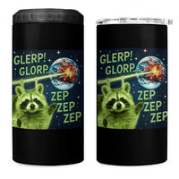 Funny Alien Raccoon Meme 4 in 1 Can Cooler Tumbler Glerp Glorp Brainrot Stupid Gift - Wonder Print Shop