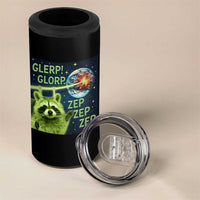 Funny Alien Raccoon Meme 4 in 1 Can Cooler Tumbler Glerp Glorp Brainrot Stupid Gift - Wonder Print Shop