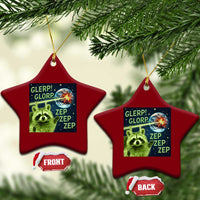 Funny Alien Raccoon Meme Ceramic Ornament Glerp Glorp Brainrot Stupid Gift - Wonder Print Shop