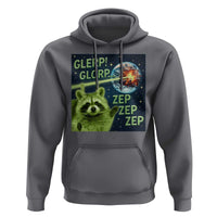 Funny Alien Raccoon Meme Hoodie Glerp Glorp Brainrot Stupid Gift - Wonder Print Shop