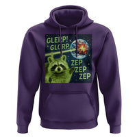 Funny Alien Raccoon Meme Hoodie Glerp Glorp Brainrot Stupid Gift - Wonder Print Shop