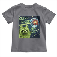 Funny Alien Raccoon Meme Toddler T Shirt Glerp Glorp Brainrot Stupid Gift - Wonder Print Shop