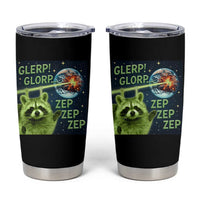 Funny Alien Raccoon Meme Tumbler Cup Glerp Glorp Brainrot Stupid Gift - Wonder Print Shop