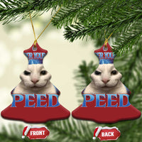 Meme Cat Christmas Ornament Funny Weird Humor Consider Your Pants Peed - Wonder Print Shop