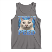 Meme Cat Tank Top Funny Weird Humor Consider Your Pants Peed - Wonder Print Shop