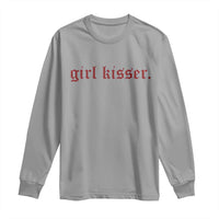 Girl Kisser Long Sleeve Shirt Funny Lesbian Pride - Wonder Print Shop
