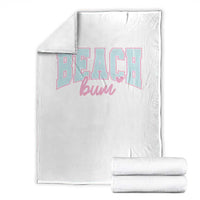 Beach Bum Throw Blanket Summer Vacation Beach Lovers