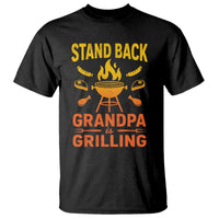 Grandpa Is Grilling T Shirt Funny Fathers Day BBQ