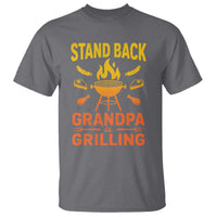 Grandpa Is Grilling T Shirt Funny Fathers Day BBQ