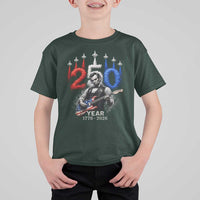 Vintage Abraham Lincoln Abe Lincoln Playing Guitar 250 Years T Shirt For Kid 1776 2026 Humor Patriotic