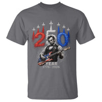 Vintage Abraham Lincoln Abe Lincoln Playing Guitar 250 Years T Shirt 1776 2026 Humor Patriotic