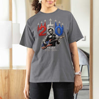 Vintage Abraham Lincoln Abe Lincoln Playing Guitar 250 Years T Shirt For Women 1776 2026 Humor Patriotic
