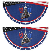 Vintage Abraham Lincoln Abe Lincoln Playing Guitar 250 Years Patriotic Fan Flag 1776 2026 Humor