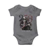 Vintage George Washington Playing Guitar 250 Years Baby Onesie 1776 2026 Humor Patriotic USA Flag