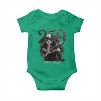 Vintage George Washington Playing Guitar 250 Years Baby Onesie 1776 2026 Humor Patriotic USA Flag
