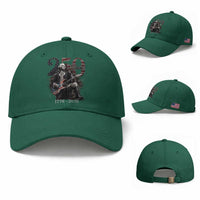 Vintage George Washington Playing Guitar 250 Years Baseball Cap 1776 2026 Humor Patriotic USA Flag