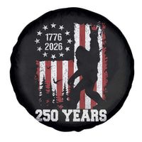 Vintage Bigfoot USA 250th Anniversary Spare Tire Cover 250 Years Of Freedom US Flag Independence Day 4th July Patriotic
