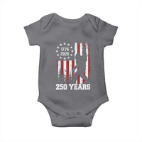 Vintage Bigfoot USA 250th Anniversary Baby Onesie 250 Years Of Freedom US Flag Independence Day 4th July Patriotic