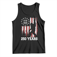 Vintage Bigfoot USA 250th Anniversary Tank Top 250 Years Of Freedom US Flag Independence Day 4th July Patriotic